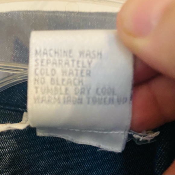 WOMENS COUNTRYWEAR CASUALS DENIM DRESS AND BLOUSE SET SIZE LARGE vintage Retro - Picture 13 of 14